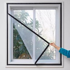 모기 창문 스크린 클래식 블랙 집 주방 사무실 설치 멀티 스타일, [00] width 100cm, [00] height 80cm