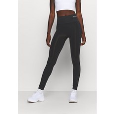 Hummel 훔멜 티프 심리스 하이웨이스트 레깅스 - 블랙