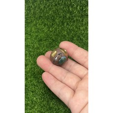 龍婆宋蓬力泥廟力泥珠 避邪擋煞 增強運勢 保平安, 1個, 咖啡色 小