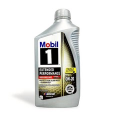 油工廠 MOBIL 1 EXTENDED PERFORMANCE HIGH MILEAGE 0W20 EP 進階全合成機油 長效型 946ml, 1個