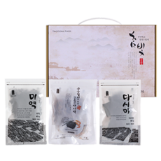 참빛 기획 4호 / 구운멸다시팩+미역+다시마 / 선물세트 / 기념품 / 답례품, 1박스