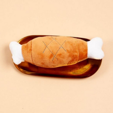 강아지 삑삑이 봉제 갈비 스트레스 강아지 갈비봉 해소 고양이 뼈다귀 인형 용품, 1