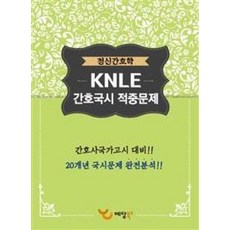 정신간호학 KNLE 간호국시 적중문제(2017):간호국가고시 대비, 예당북스