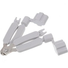 토이비안 2개 세트 다기능 기타 줄 감기 및 자르기 도구 연한 회색 다리 핀 뽑기기 쉬운 새 교체 액세서리, 토이비안 2개 세트 다기능 기타 줄 감기 및 자르기 도