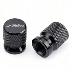 오토바이 내구성 휠 타이어 알루미늄 밸브 캡 스템 커버, 2. Black, 1개