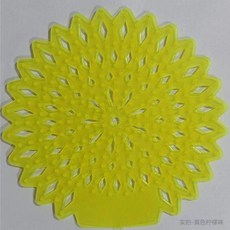 廁所小便池除臭香片, 1個, 10片裝,黃色