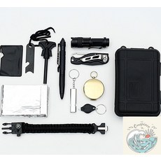 서바이벌 생존 키트 세트 캠핑 재난 대비 용품 10종