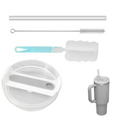 대용량 텀블러 호환 밀폐뚜껑 20oz 30oz 40oz 교체뚜껑 887ml 591ml 1180ml, 그레이, 1세트