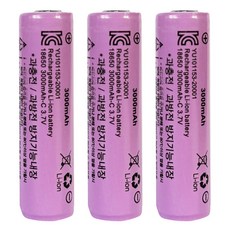 모이스 KC인증 리튬이온 배터리 3000mAh 보호회로 충전지 과전압방지 충전식 건전지, 3개, 1개입
