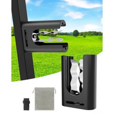 [ 1098329 ] FASON 골프 카트용 마그네틱 시가 홀더 - 알루미늄 합금 클립 | 남성 및 여성용 카트 액세서리