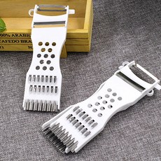 채칼 4in1 만능 슬라이서 강판 물결 썰기 채칼 M11726, 상세페이지 참조, 1개