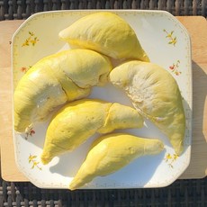 [생두리안 재구매율 1위 쭌키친] 태국 프리미엄 손질 생 두리안 몬통 깐 두리안, 1개, 500g