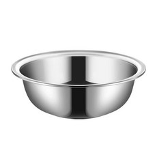 大圓出貨 德國食品級316不銹鋼盆套裝洗菜盆家用油盆廚房打蛋和面料理湯盆, 1個, 加厚加深SUS304薄盆16CM