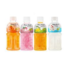 모구모구 리치 + 복숭아 + 요거트 + 망고, 8개, 320ml