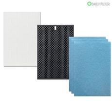[데일리필터] H13등급 SK매직 ACL-140 공기청정기 필터 호환용, 1세트, 옵션1.헤파1+탈취1+더스트3(테두리X)