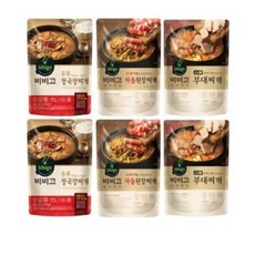 CJ bibigo 燉菜組 豆腐大醬湯 460g 2入+牛胸大醬湯 460g 2入+部隊鍋 460g 2入, 1組