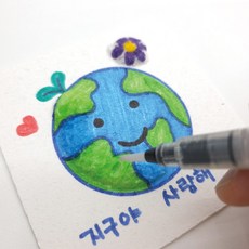 [꼬메빔보]폼폼페이퍼 사각무지10개입 압축스펀지 스펀지그리기, 1개 (10개입)