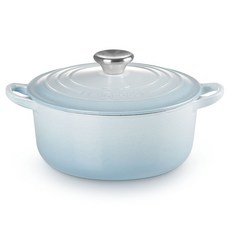 르크루제 클래식 주철 양수 냄비, 1개, 크리스탈 블루, 20cm