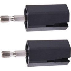 헤모톤 2개 전기 기타 줄 감기 드릴 플러그 도구 육각형 수리 액세서리 쉬운 교체 및 유지보수, 헤모톤 2개 전기 기타 줄 감기 드릴 플러그 도구 육각