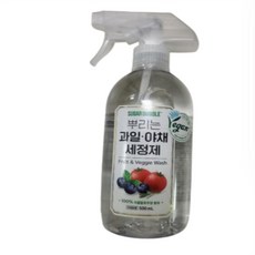슈가버블 뿌리는 과일 야채 세정제, 500ml, 2개