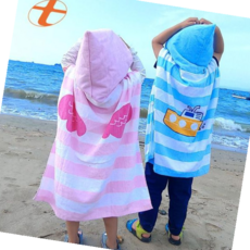 수건 탑나이스 유아동 후드목욕 수영 물놀이 가운