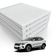 다보니 PM 2.5 초미세먼지 차단 셀토스 에어컨필터, 4개, 셀토스 / 더뉴 셀토스 - P099