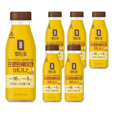 CJ제일제당 밸런스밀 바나나, 6개, 50g