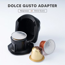 Dolce Gusto Piccolo xs Maker 및 Nescafe Genio S Plus Nespresso 커피 캡슐 변환 홀더 용 icafilas 재사용 가능한 어댑터, [01] 옵션1