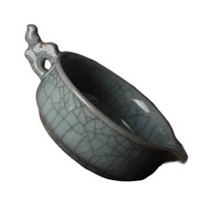 연적 덮개포함 잉크접시 벼루 다용도 도자기 먹그릇 먹물 카트리지 국다용도 묵지 붓걸이 필세, T15-상운+뚜껑 가요 남색