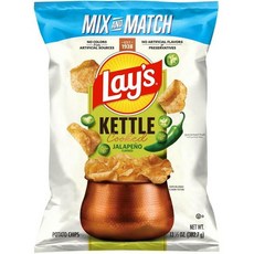 Lay's 케틀쿡 방식으로 조리한 할라피뇨 감자칩, 382.7g, 1개
