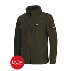 험머 남성 H3 스포츠 라이크라 링클프리 셋업 자켓 후드내장 카키
