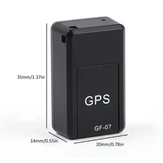 미니 GPS 자동차 추적기 실시간 GF-07 도난 방지 분실 로케이터 강력한 자기 마운트 SIM 메시지 포지셔너, 01 Black, 1개