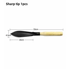굴착 이식 심기 및 파종 도구 농업용 손삽 정원용 스테인리스, 02 Sharp  1pcs, 1개