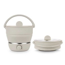 여행용 접이식 멀티쿠커 전기 휴대용 1L 냄비 다기능 1L 냄비-중국 플러그100-240V