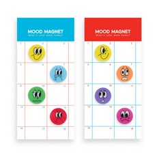 포비월드 무드마그넷 표정 감정표현 자석 MOMA-01 02 (2종 SET), 2종 세트
