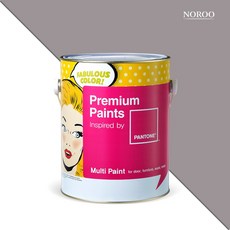 노루페인트 팬톤 내부용 실내벽면 저광페인트 4L 세트, 17-2601 Zinc, 4000ml, 1개