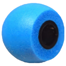 圓形記憶海綿5MM 入耳式耳機套, 藍色