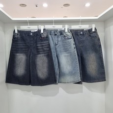 행텐주니어 스판 밴딩 버뮤다핏 청바지14570-156-402-10