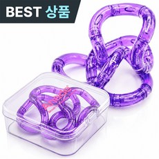 아네드 탱글 피젯 토이 스트레스 해소 집중력 향상 ADHD완화, 1개, 크리스탈 퍼플