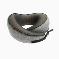 YOMDID 새로운 U 자형 메모리 폼 목 베개 자궁 경부 척추 여행 휴대용 정오 휴식 베개 건강 관리 수면 캠핑 베개, 02 그린