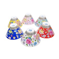 精緻花卉圖案茶杯組，多色可選小巧杯身設計，品茗送禮皆宜, 琺瑯彩釉萬花款品茗杯組, 1個