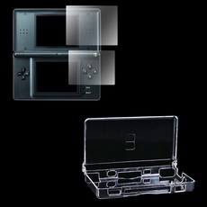 닌텐도 DS LITE 본체 투명케이스 보호필름 2종세트, 1개, 투명, 크리스탈케이스+필름