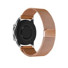 제이엔 메탈 마그네틱 갤럭시워치4 스트랩 삼성 갤럭시 핏2, 제이엔 워치 메탈스트랩 20mm_골드