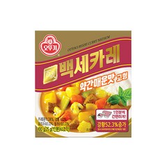 오뚜기 백세카레 고형 약간매운맛, 100g, 1개