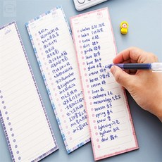 체크리스트 메모지 리스크체크메모장, 노랑