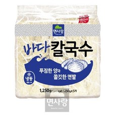 면사랑 냉동 바다칼국수 1250g(250gx5개), 1개, 1.25kg