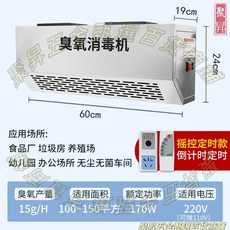 壁掛式臭氧消毒機 臭氧空氣淨化器 食品廠臭氧發生器 垃圾房除臭設備, 15g搖控定時升級款