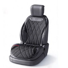 冰封豪華版 汽車座椅墊，16核寒冰引擎，主動降噪，智慧恆溫，快速製冷, 冰封黑豪華版按摩+自動啟停 12v, 1個