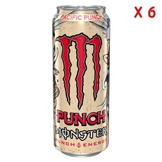 몬스터 에너지 퍼시픽 펀치, 6개입, 500ml