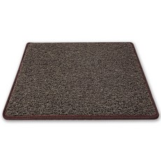 닥쏘오토 프리미엄 미끄럼 방지 엣지형 코일 현관매트, 1개, 브라운